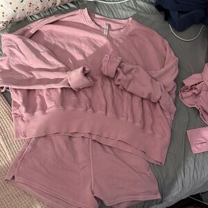 Fabletics Pink lounge/sweat Set! $30